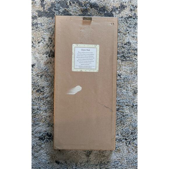 Vintage Classic Winnie The Pooh Picture Frame Nursery Baby Wall Art Gold Frame - Picture 6 of 6